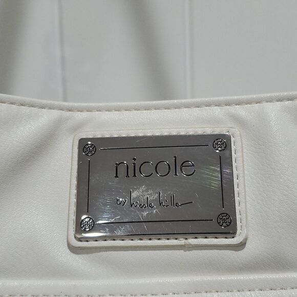 Nicole Miller While Floral Embroidered Shoulder Bag - Picture 4 of 12